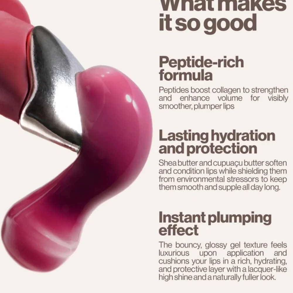 NIB Sunnies Face Lip Glaze Peptide Lip Treatment